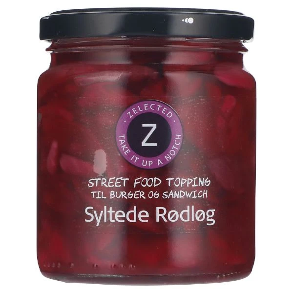 Syltede Rødløg 240g Zelected 70039 by Zelected color Sort