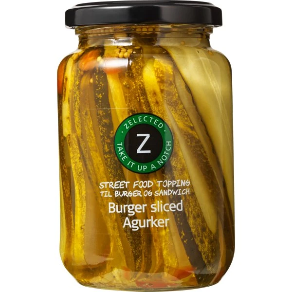 Burger Sliced Agurker 330g Zelected 70043 by Zelected color Sort