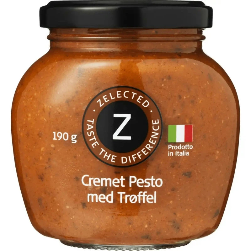 Zelected Cremet Pesto med Trøffel 190g 11229 by Zelected color Sort