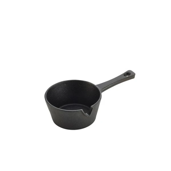 Mini Støbejernspande 9.7 x 4.5 cm 16.5 cl C105 by Genware color Sort