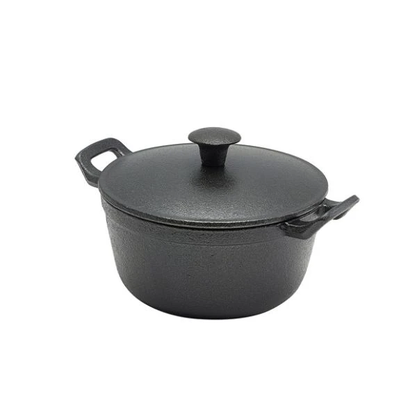 Mini Støbejerns Kasserolle 13.5 x 6.6cm C137 by Genware color Sort