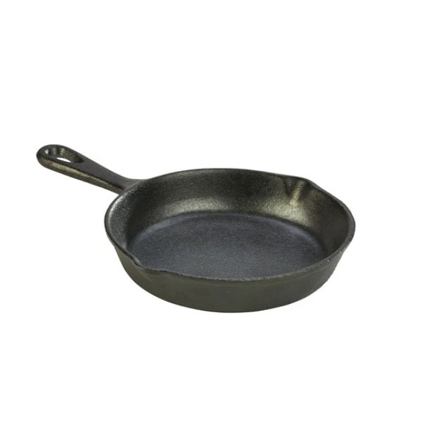 Mini Støbejernspande 15 x 3 cm - 44 cl C153 by Genware color Sort