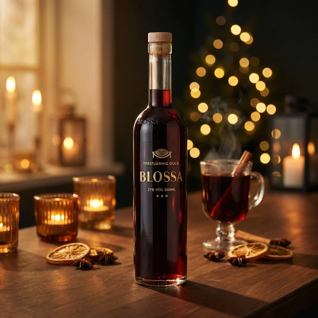 Blossa Trestjernet Guld m.Cognac FL 50 207737 by BLOSSA color Sort