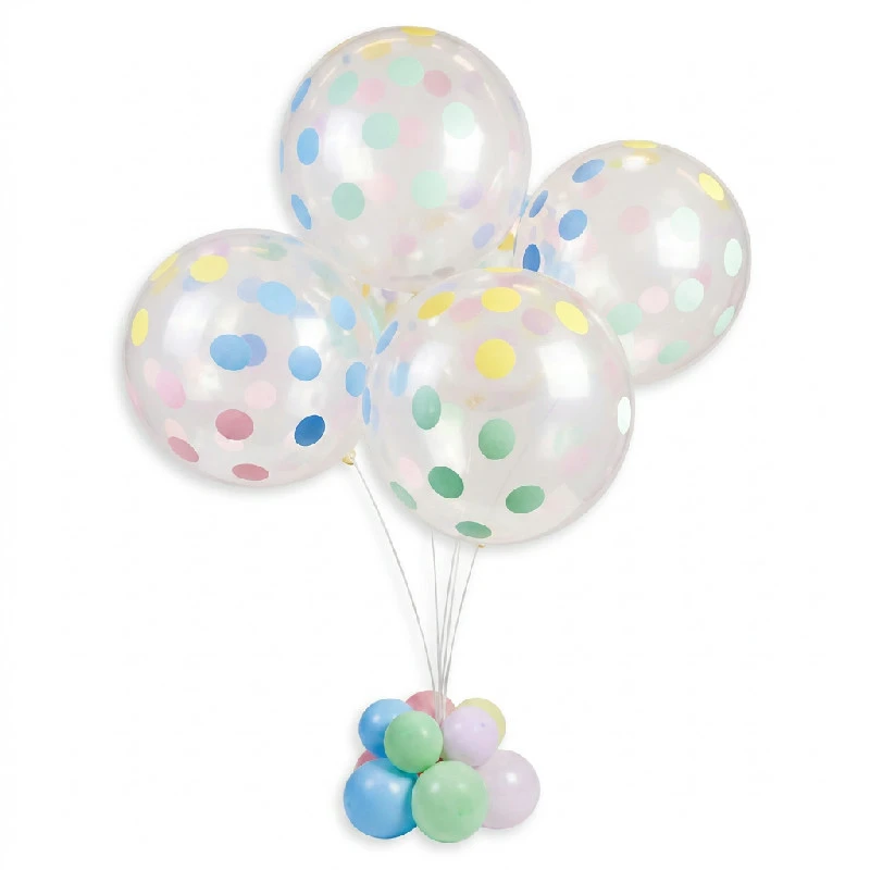 Ballonbuketramme til 6 balloner 75 cm 31461 by Godan color Sort