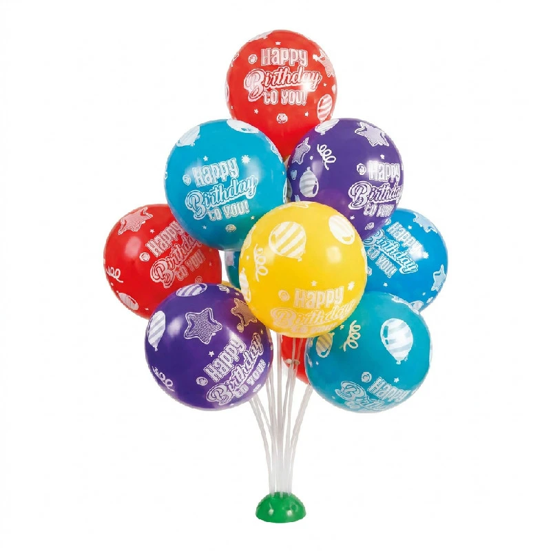 Ballonbuketramme til 13 balloner 75 cm 31669 by Godan color Sort