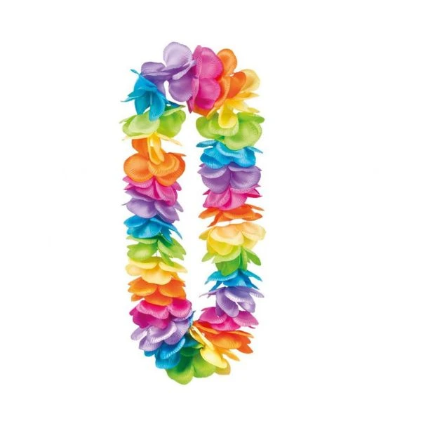 Hawaiihalskæde Regnbue deluxe XL 52268 by Godan color Sort
