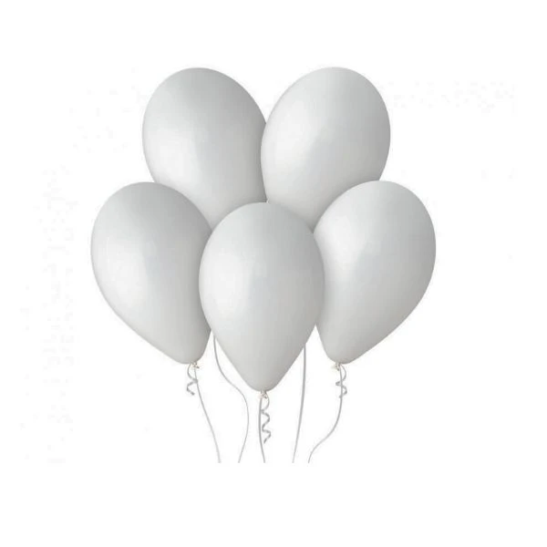 Ballon G110 pastel 12 hvid 100 stk. G110/01 by Godan color Sort