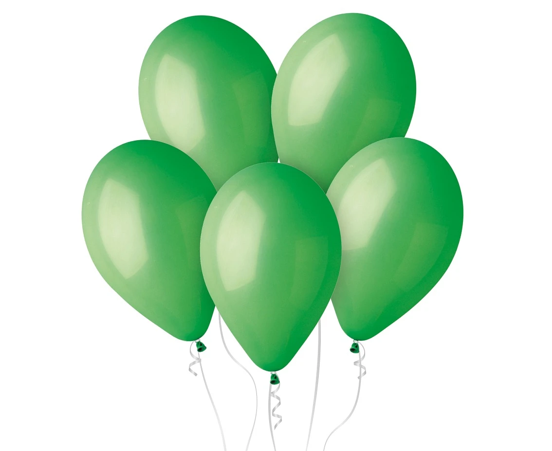 Ballon G120 pastel 33cm - grøn 12 / 50 stk. G120/12 by Godan color Sort