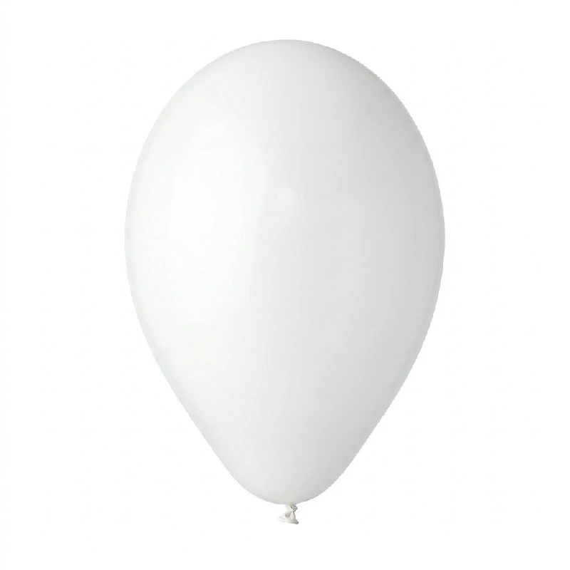 Ballon G90 pastel 10 hvid 100 stk. G90/01 by Godan color Sort