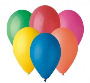 Ballon G90 pastel 10" flerfarvet 100 stk. G90/80 by Godan color Sort