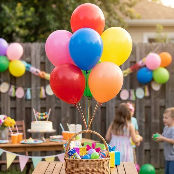 Ballon G90 pastel 10" flerfarvet 100 stk. G90/80 by Godan color Sort