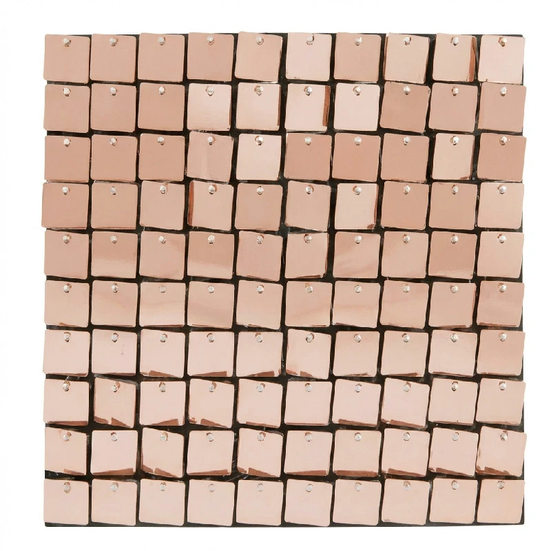 Dekorativ champagneplade sort baggrund 30x30 cm / 100 felter GA-PSZC by Godan color Sort