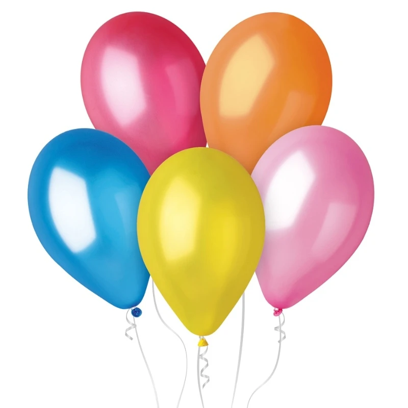 Ballon GM110 metal 12" flerfarvet 100 stk. GM110/82 by Godan color Sort