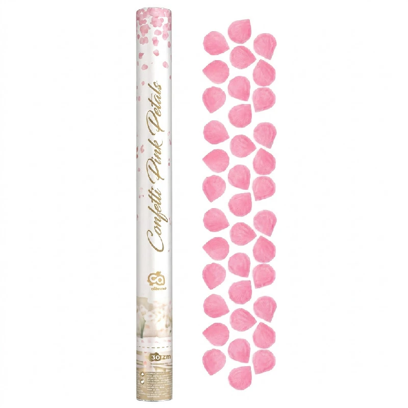 Konfettikanon - rosenblade pink tekstil / 60 cm JC-KPPR60 by Godan color Sort