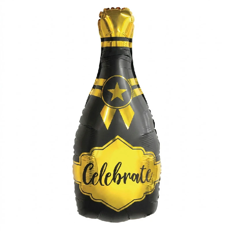 Folieballon B&C Champagne - Fejr 35x76 cm PF-BFCE by Godan color Sort