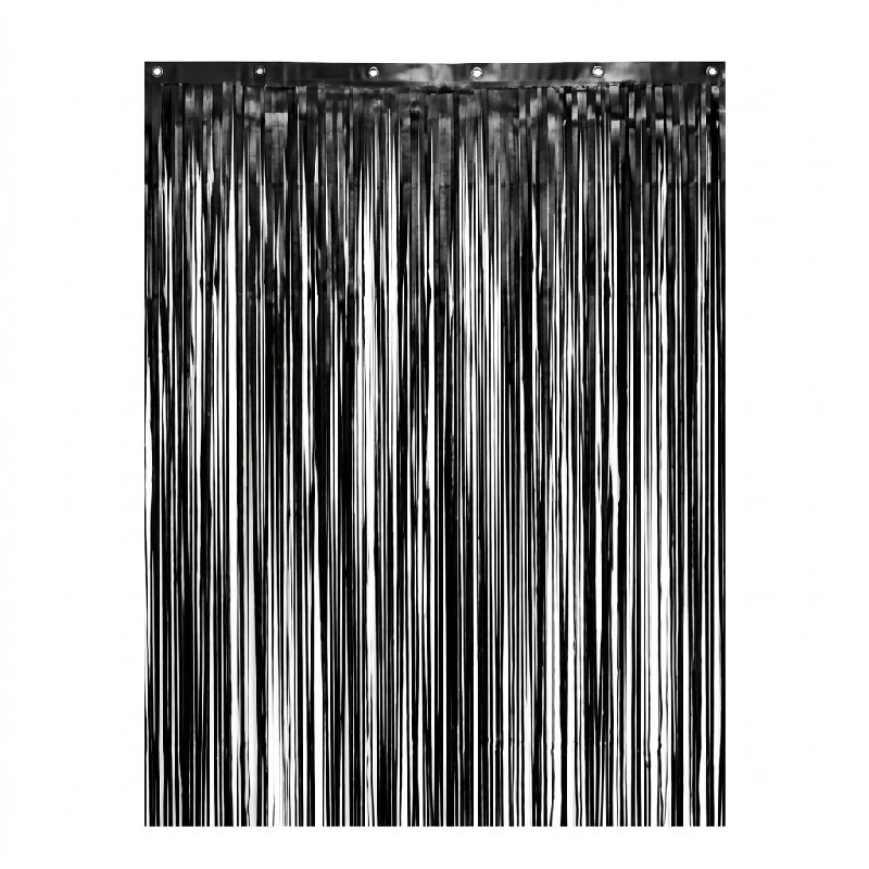 Frynsegardin B&C mat sort 100 x 200 cm SH-KMCZ by Godan color Sort