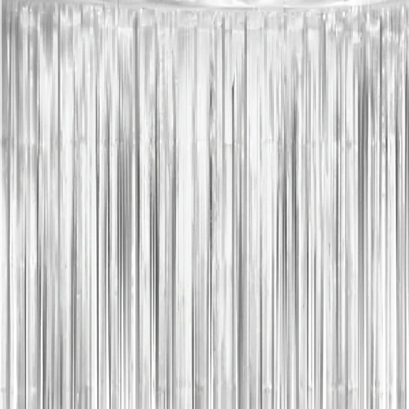 Frynsegardin B&C mat sølv 100 x 200 cm SH-KMSR by Godan color Sort