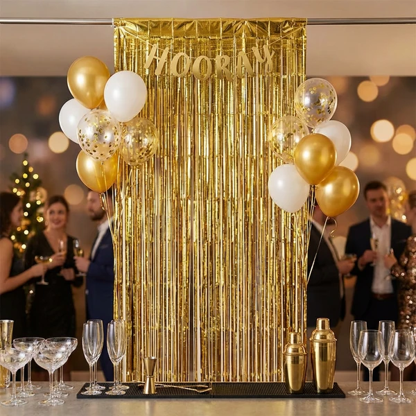 Frynsegardin B&C mat guld 100 x 200 cm SH-KMZL by Godan color Sort