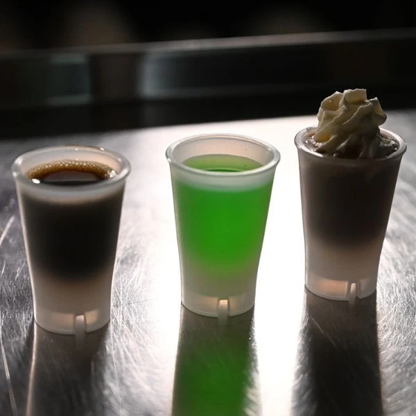 Shotglas frosted hvid 2 cl 1012 by GraMonty color Hvid