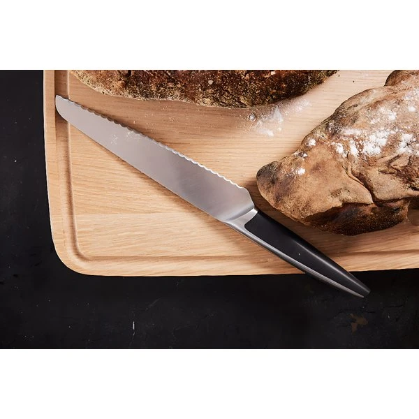 Brødkniv 18 cm - RISVIG Acutus 400005 by RISVIG color Sølv/Sort
