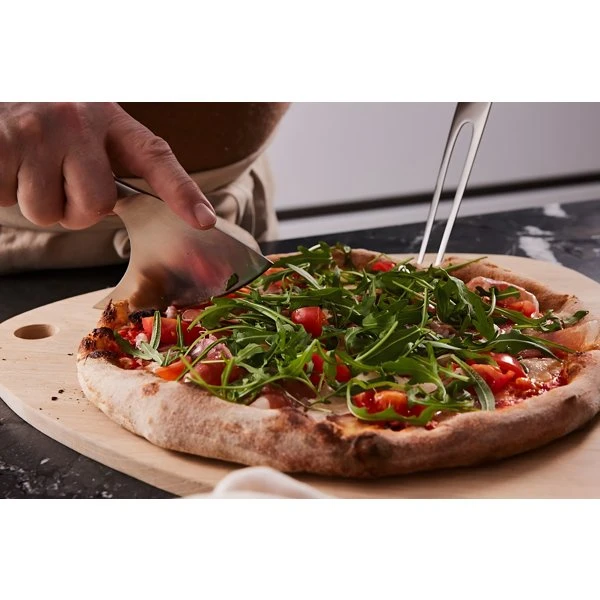 Pizzakniv 13 cm  - RISVIG Acutus 400012 by RISVIG color Sølv/Sort