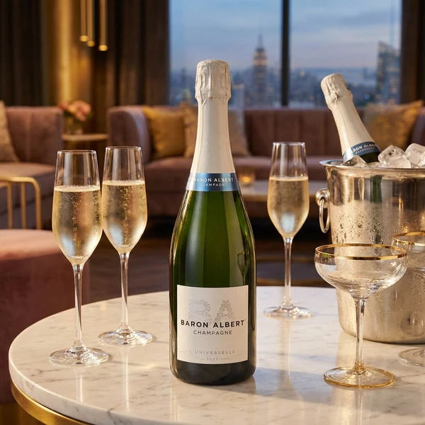 Champagne Brut l'Universelle Baron Albert 605000 by Baron Albert color Sort