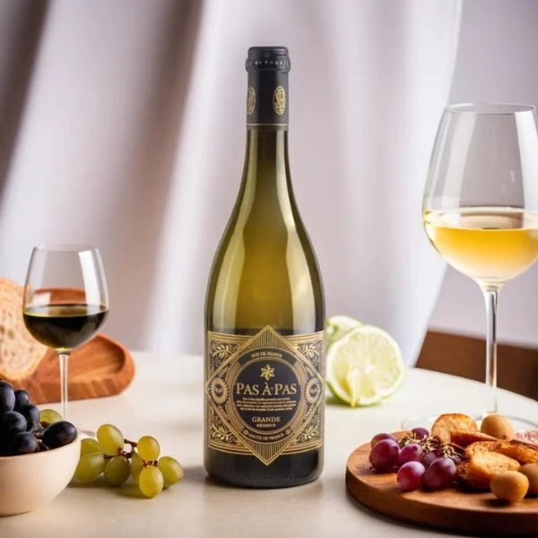 Pas á Pas Grande Réserve Chardonnay 75 cl 15030000 by Koop color Hvid