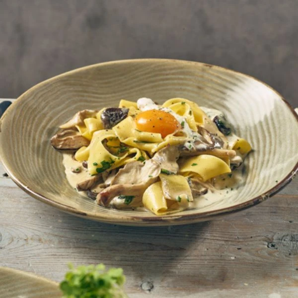 Dyb Tallerken / Skål 26cm - Grey Organic Coupe Terra CB-PGG26 by Genware color Sort