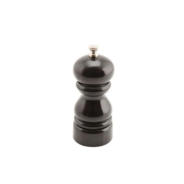 Salt- eller peberkværn sort 12,7 cm SPBLK12 by Genware color Sort