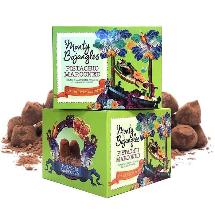 Monty Bojangles Chokoladetrøffel - Pistacie 150 G GBMON0105 by Monty Bojangles color Sort
