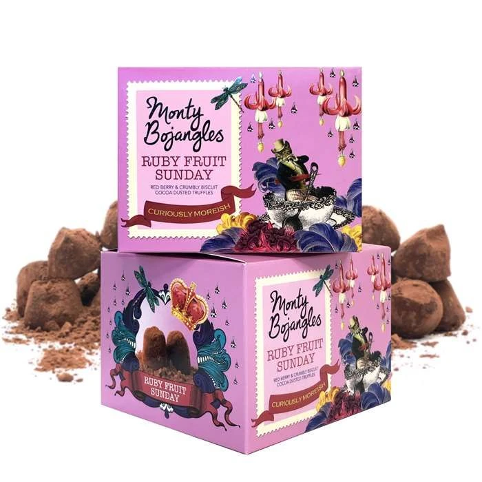 Monty Bojangles Chokoladetrøffel - Chokolade / Røde bær 150 G GBMON0106 by Monty Bojangles color Sort