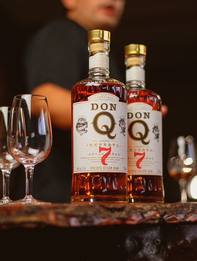 Don Q Reserva 7 YO gaveæske M/ 2 glas DQ008-1 by DonQ color Sort