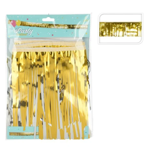 Folie tinselgardin 350cm 491007930 by Koop color Sort