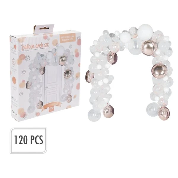 Ballonbue 122 stk rosegold 491021490 by Koop color Kobber