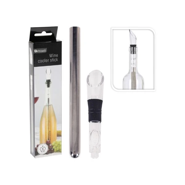 Koop Vinkølerstav i rustfrit stål og akryl 101002880 by Koop color Klar