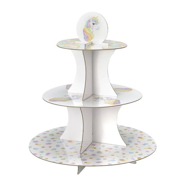 Unicorn kagestand i 3 lag pap 491020200 by Koop color Sort