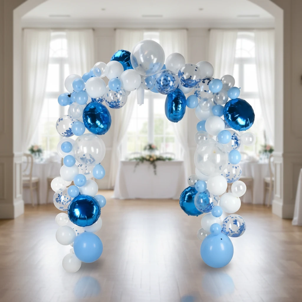 Ballonbue 122 stk blå 491021500 by Koop color Blå