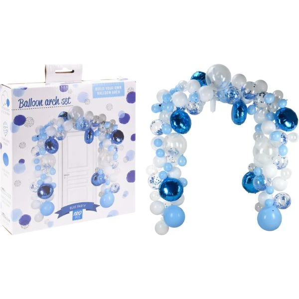 Ballonbue 122 stk blå 491021500 by Koop color Blå