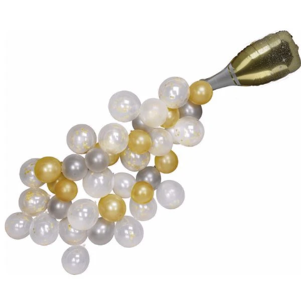Ballonsæt champagnebobler i guld 491021880 by Koop color Guld