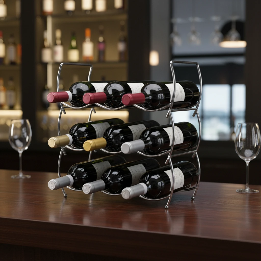 Vinreol stablebar 3 stk 529003100 by Koop color Sølv