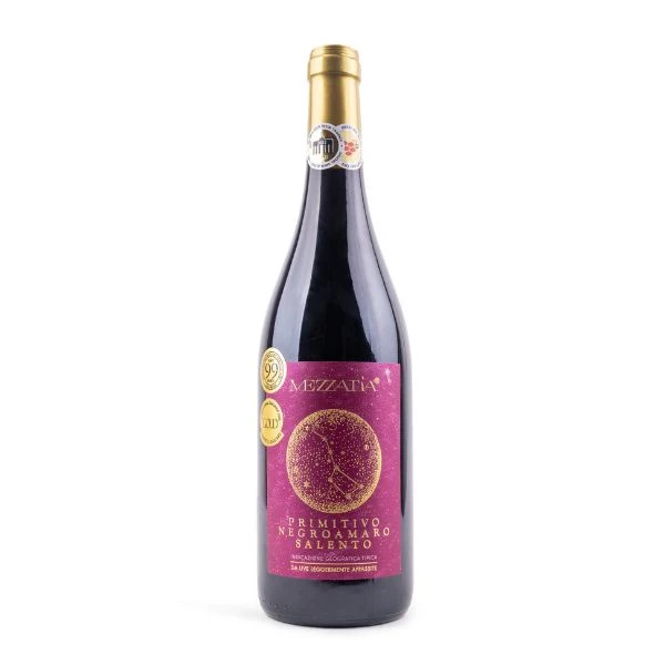 Mezzatia Primitivo Negroamaro Salento 2025 FL 75 588437 by Mezzatia color Rød