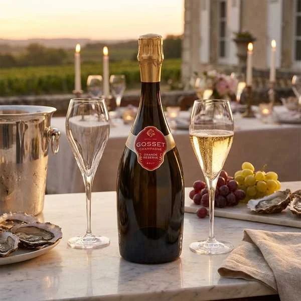 Grande reserve Brut Champagne Gosset 8020 by Champagne Gosset color Sort