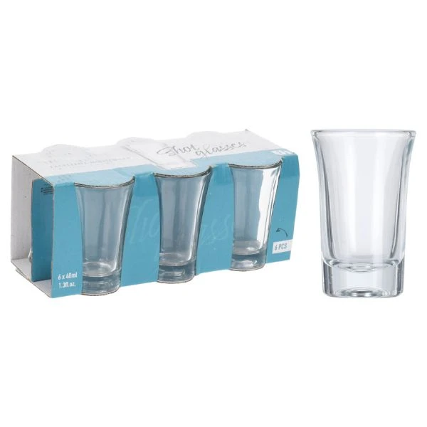 Shotglas 40ml 6 stk YE6000060 by Koop color Sort