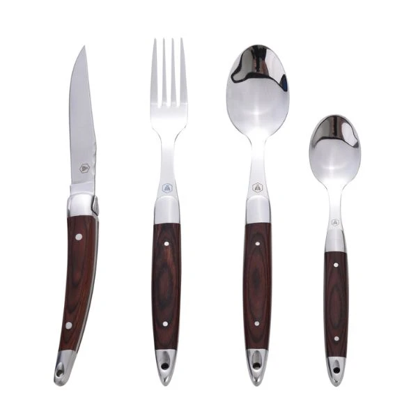 Laguiole bestik sæt 16 dele 40269071 by Laguiole color Sort