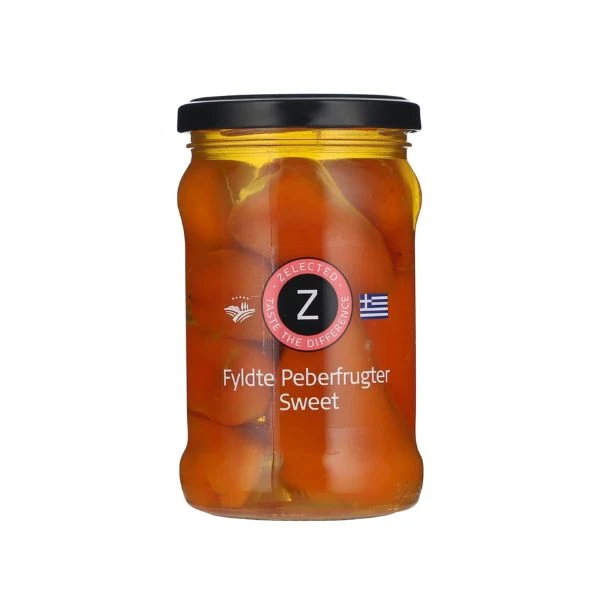 Fyldte Peberfrugter Sweet Zelected 270g 12256 by Zelected color Sort
