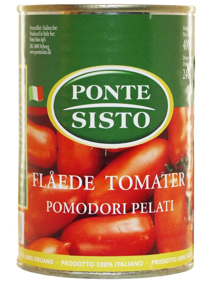 Flåede tomater Easy Open DS (400 G) 91919 by Ponte Sisto color Sort