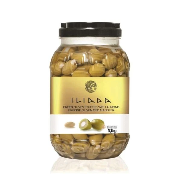 Grønne oliven med mandler BT (3,1 KG) 276189 by Iliada color Sort