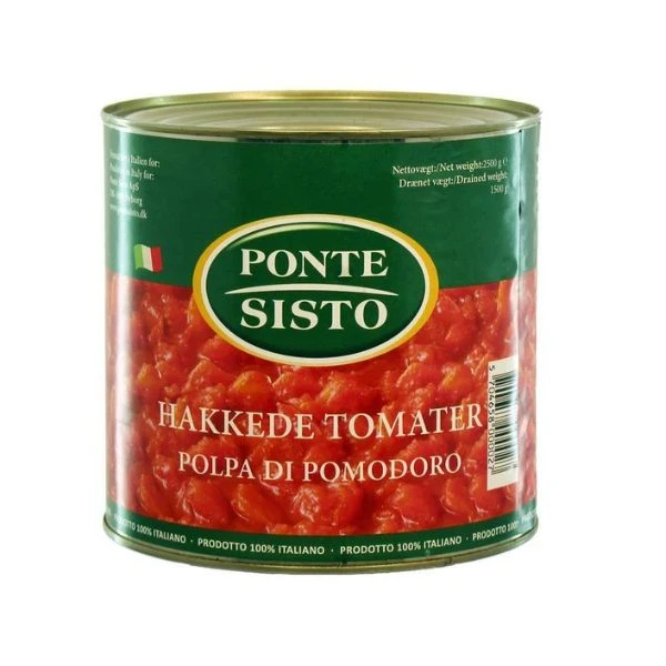 Tomater Hakket DS 2,5 kg 80200 by Ponte Sisto color Sort