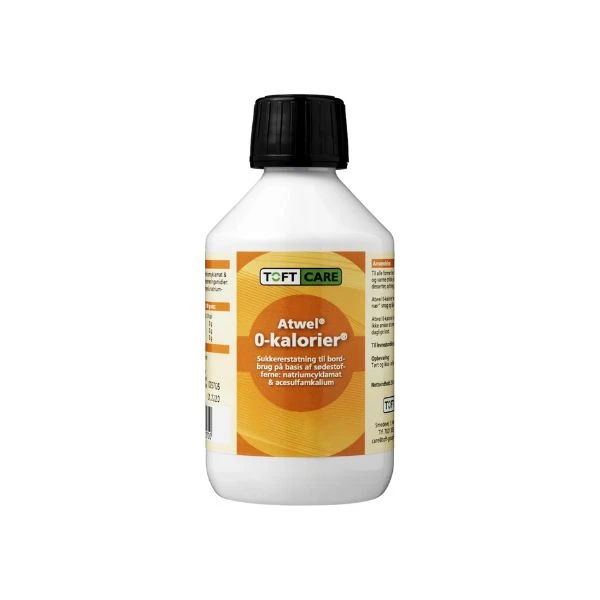 Atwel 0-Kalorier Sødemiddel FL (250 ML) 264362 by Atwel color Sort