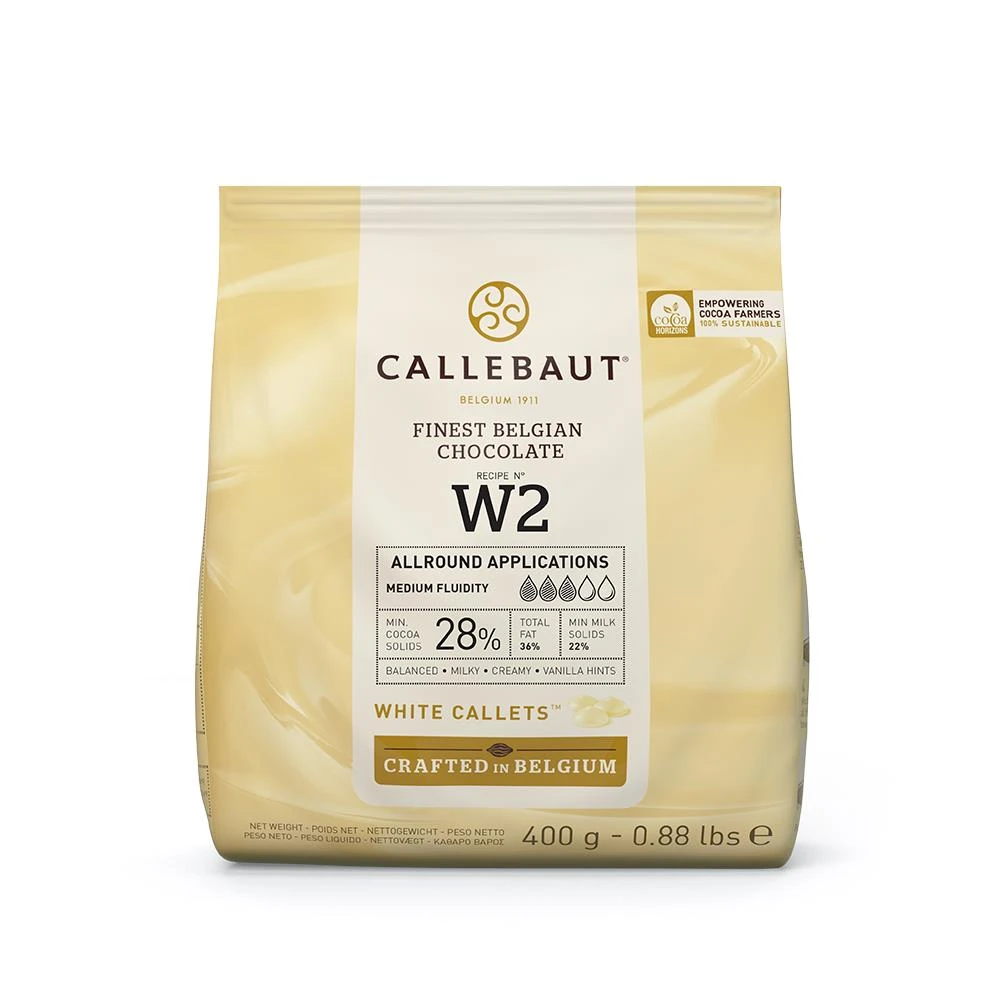 Hvid chokolade overtræk PS (400 G) 307724 by Barry Callebaut color Sort